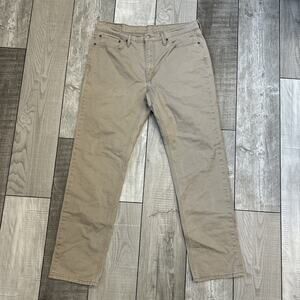 Levi’s Jeans 541 Men’s 36 x 34 denim Athletic Taper Fit Light Brown 37 x 31